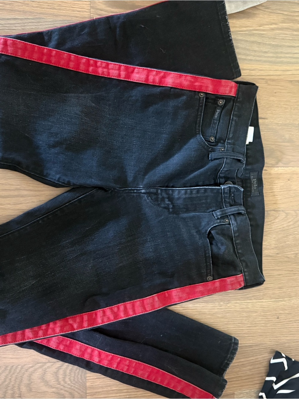 Polo Ralph Lauren Women’s Jeans with Red Side Stripe